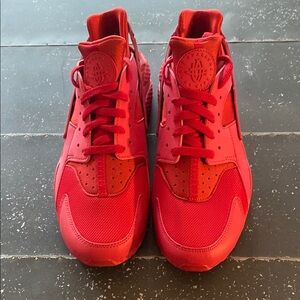 Brand New Air Huarache with box Nike Red Athletic Sneakers